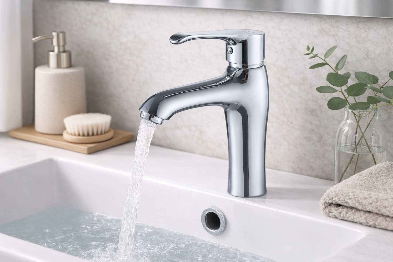 QM-81505 Single Handle Basin Faucet QM-81505 Single Handle Basin Faucet
