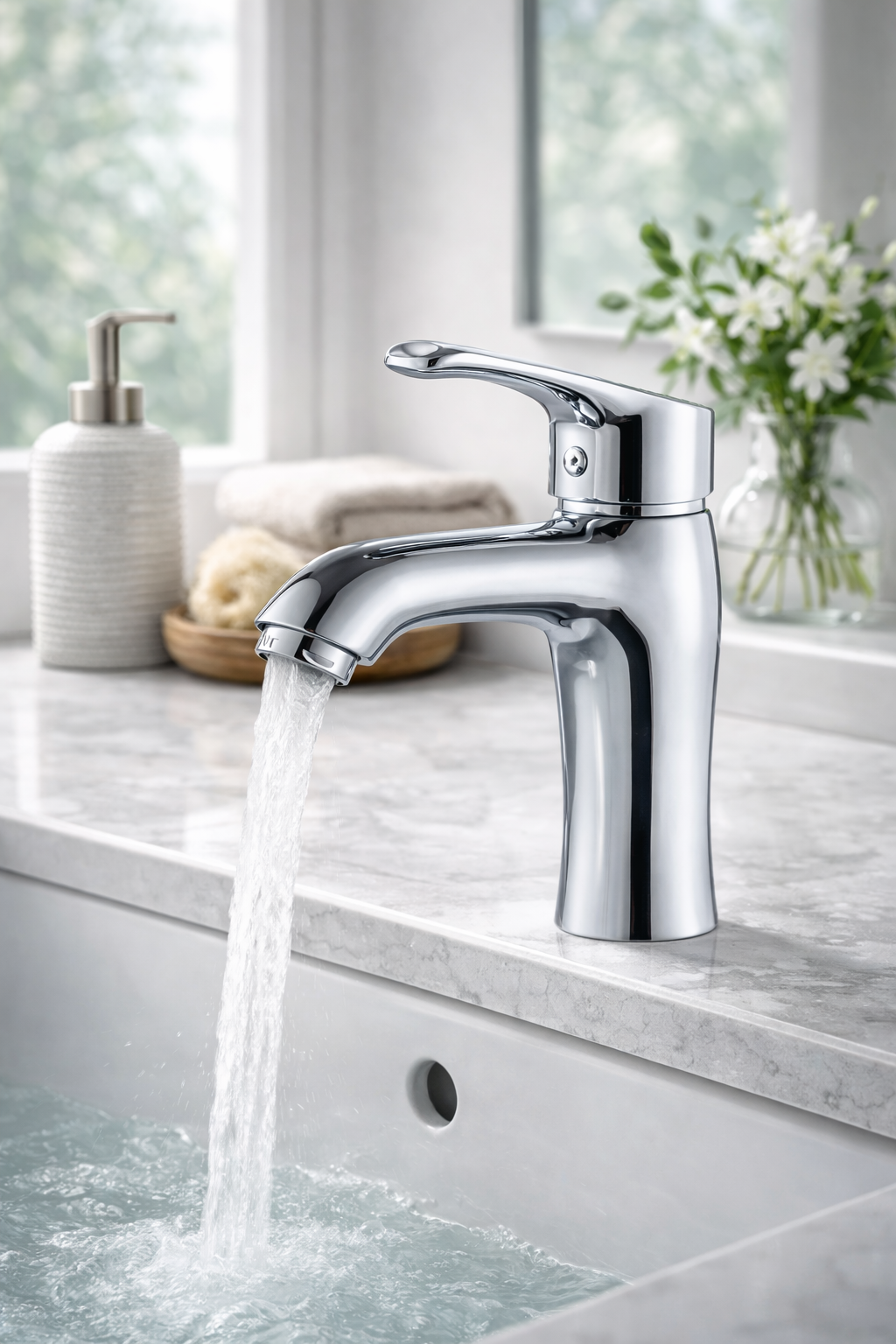 QM-81505 Single Handle Basin Faucet QM-81505 Single Handle Basin Faucet