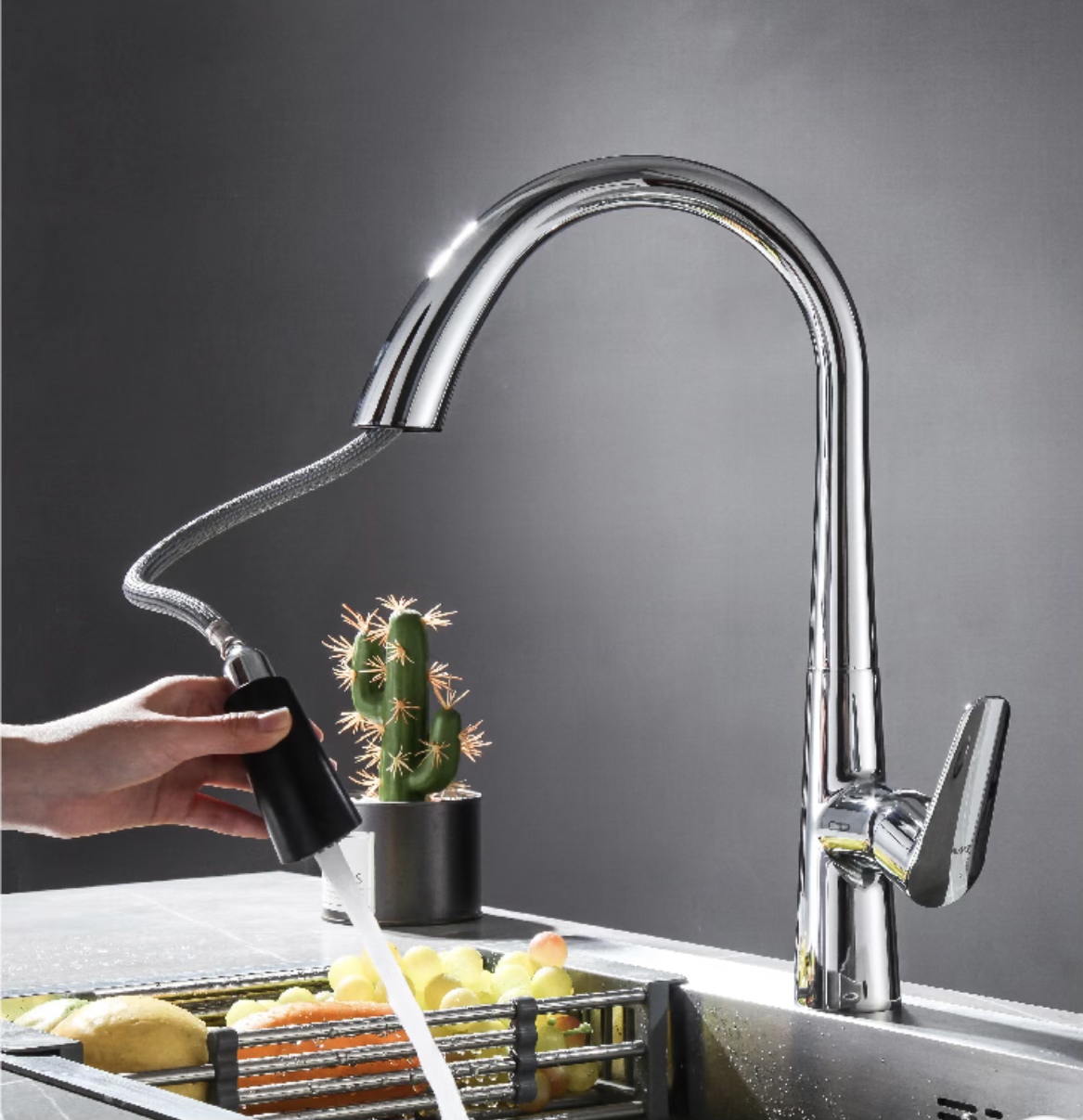 QM-86821 Pull-Out Kitchen Sink Faucet QM-86821 Pull-Out Kitchen Sink Faucet