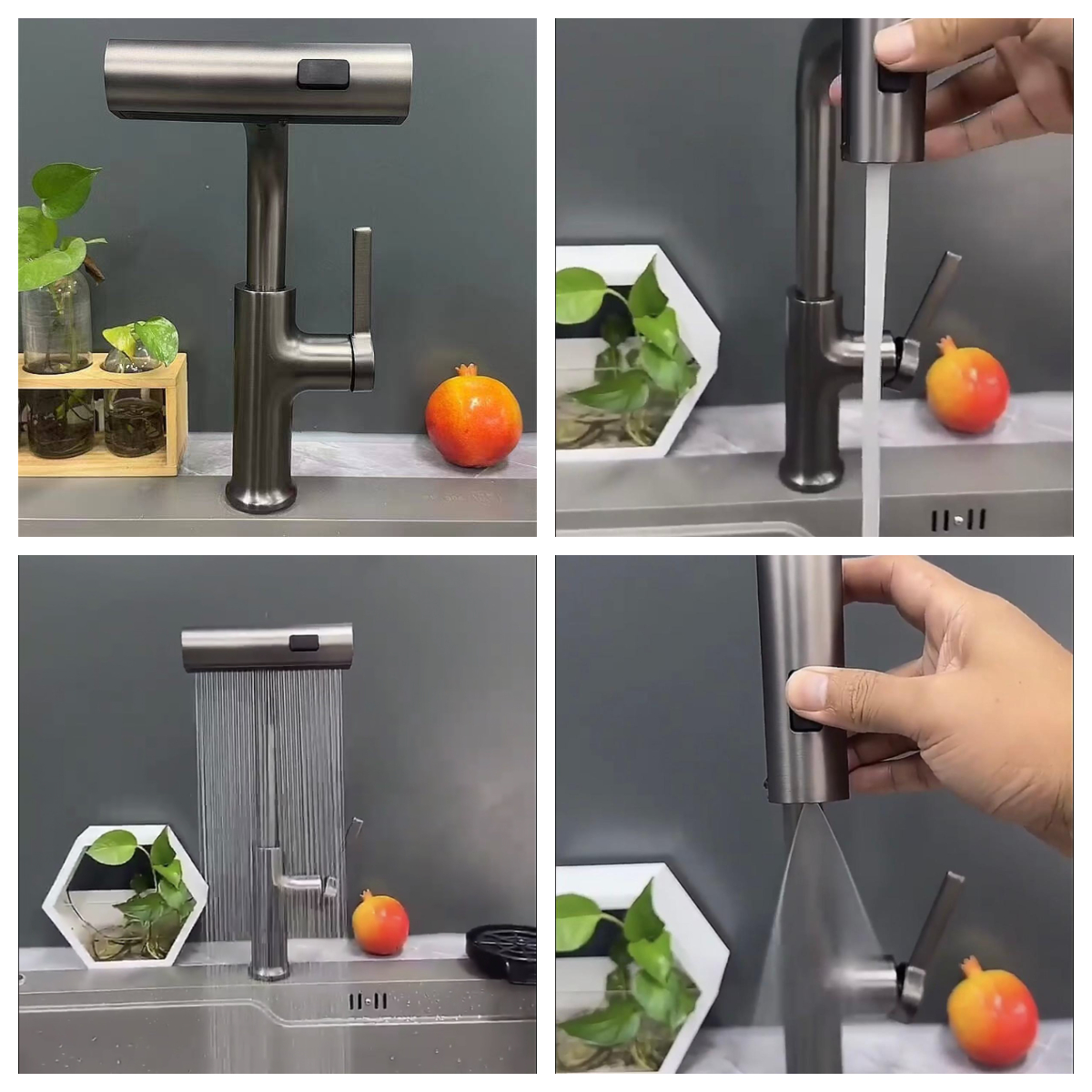 QM-86865N 3-Function Pull-Out Kitchen Sink Faucet QM-86865N 3-Function Pull-Out Kitchen Sink Faucet