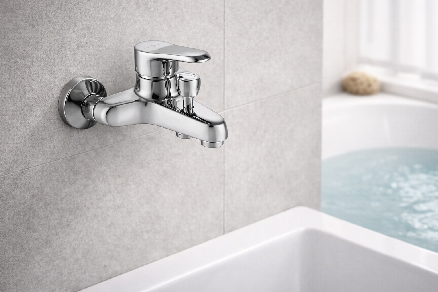 K39006 Two-Function Brass Bath Mixer K39006 Two-Function Brass Bath Mixer