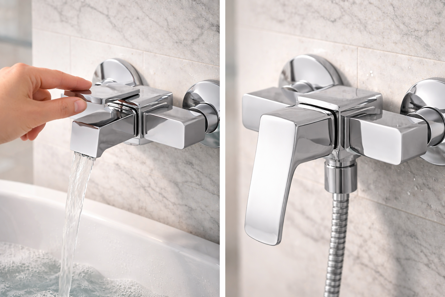 K39040 Two-Function Brass Bath Mixer K39040 Two-Function Brass Bath Mixer
