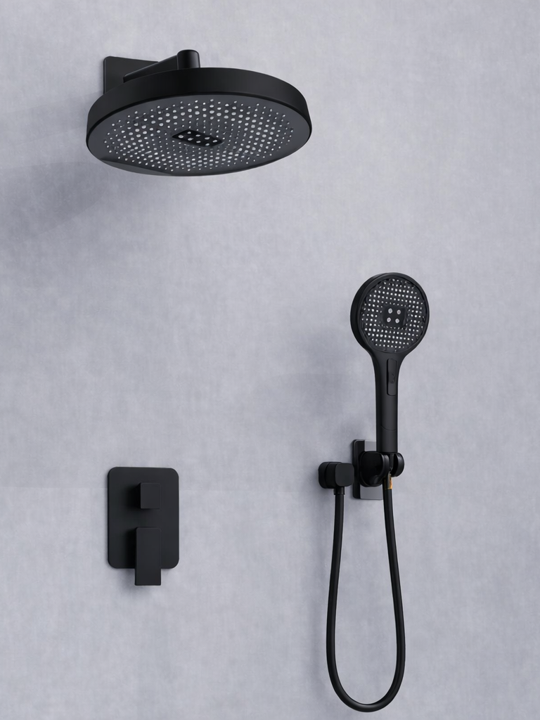 L41101 Concealed Shower System with Large Rainfall Head 