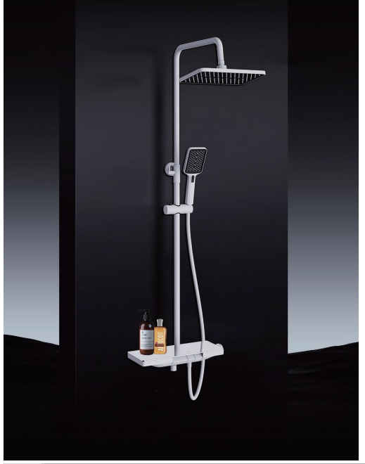 L31316 4 Functions Shower Column with Mixer & Spray Gun System
