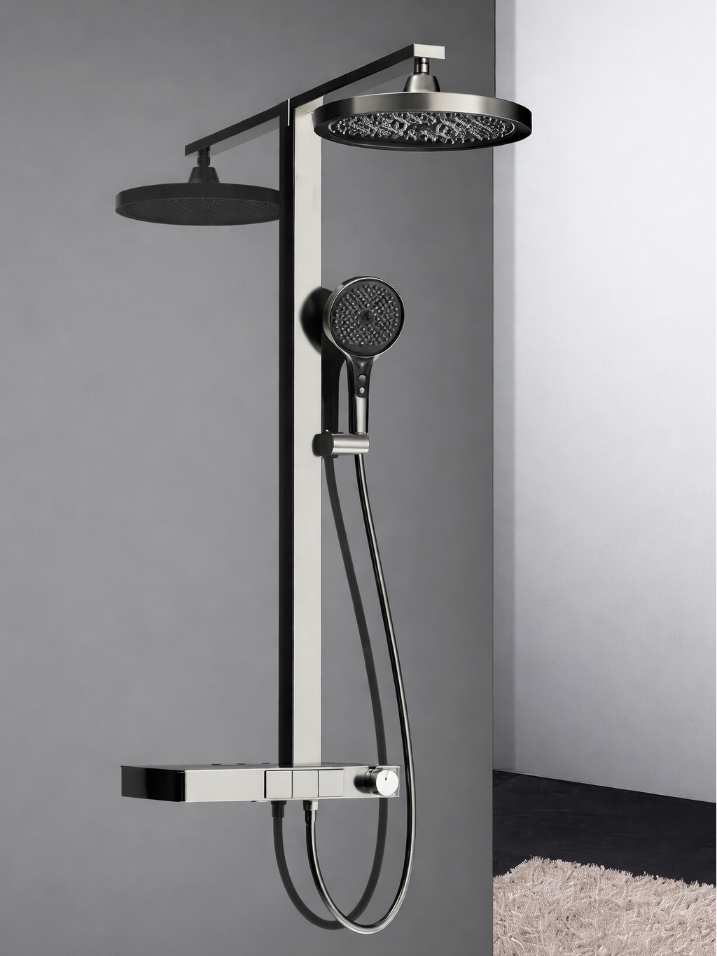 L30613 3-Functions Thermostatic Shower Column | Brass Body | Anti-Scald Design