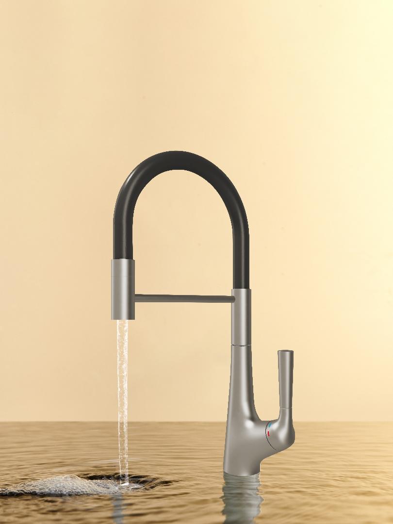 QM-91536 Flexible Hose Pull-Out Kitchen Faucet