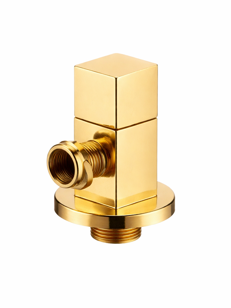 W23091-G One Function Brass Angle Valve | Full Brass Water Control Valve for Bathroom & Kitchen