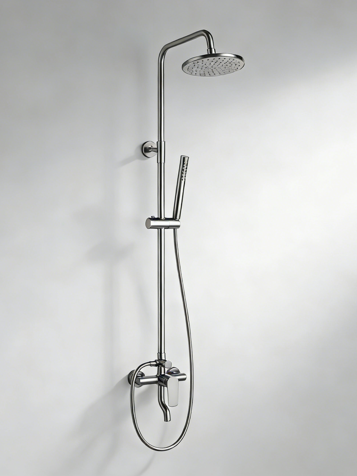 K18031 SUS304 Stainless Steel Triple Shower Mixer Set | 8 Inch Rain Shower K18031 SUS304 Stainless Steel Triple Shower Mixer Set | 8 Inch Rain Shower