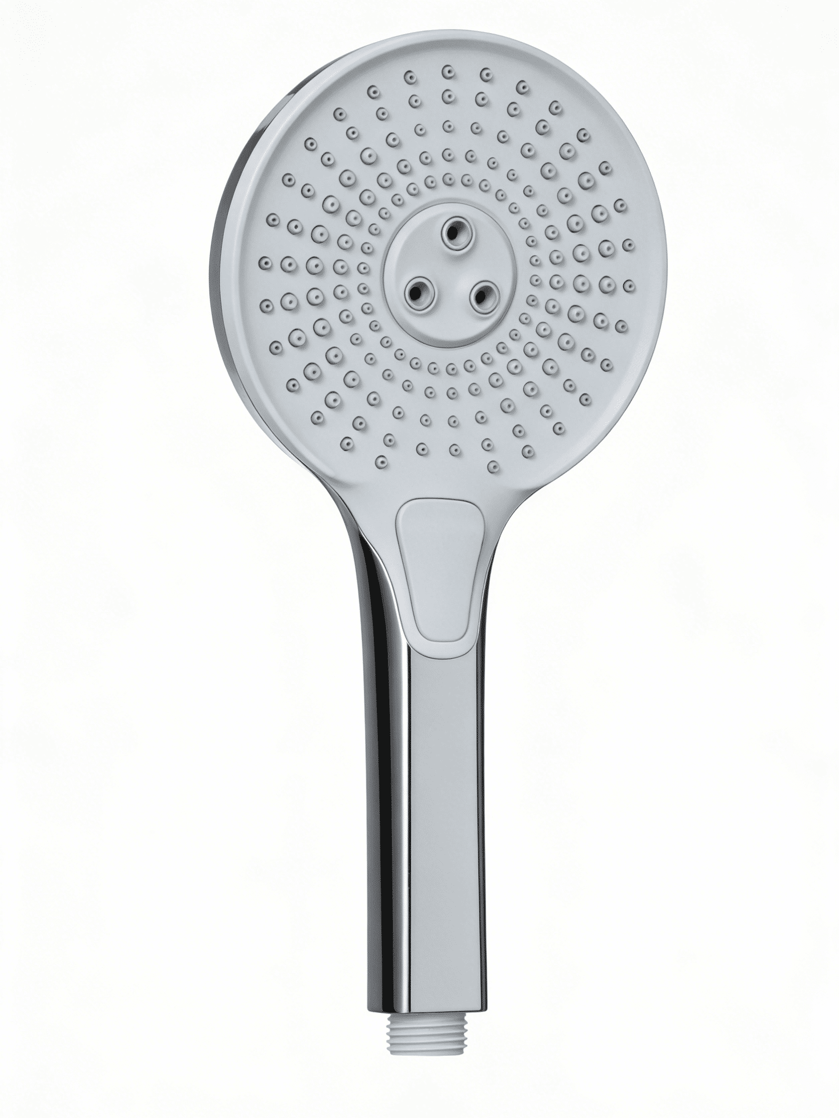 3-Function Chrome Press Button Hand Shower | High Pressure ABS Shower Head H37102-CW