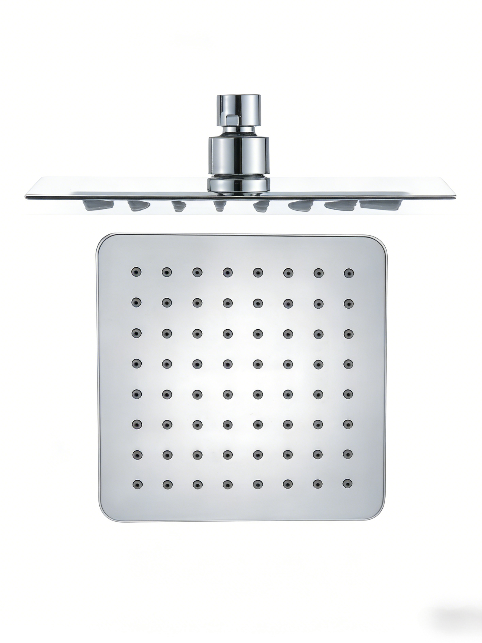 D19021 SUS304 Stainless Steel Rain Shower Head Square High Pressure Bathroom Shower Head 