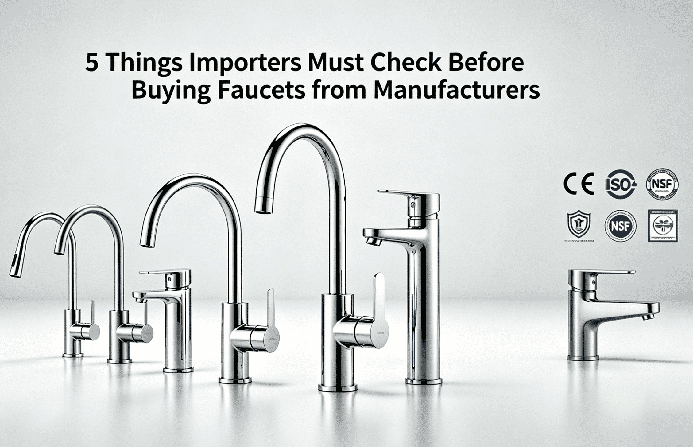 5 Things Importers Must Check Before Buying Faucets from Manufacturers