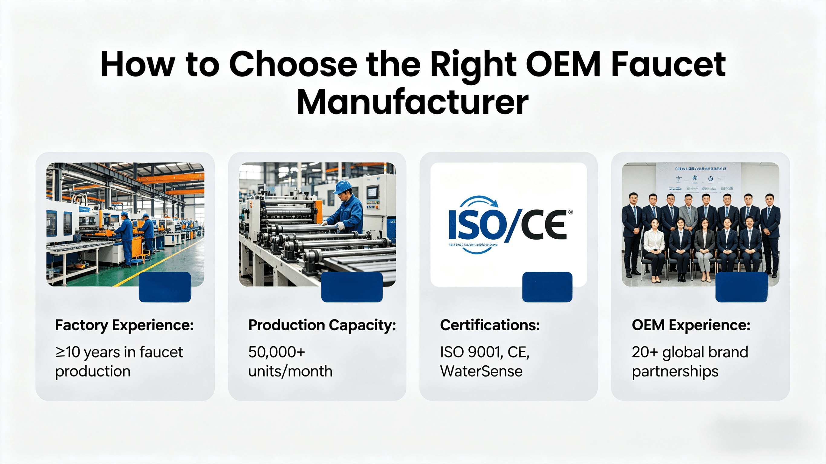 OEM Faucet Manufacturing Guide for Distributors: How to Build Your Private Label Faucet Brand