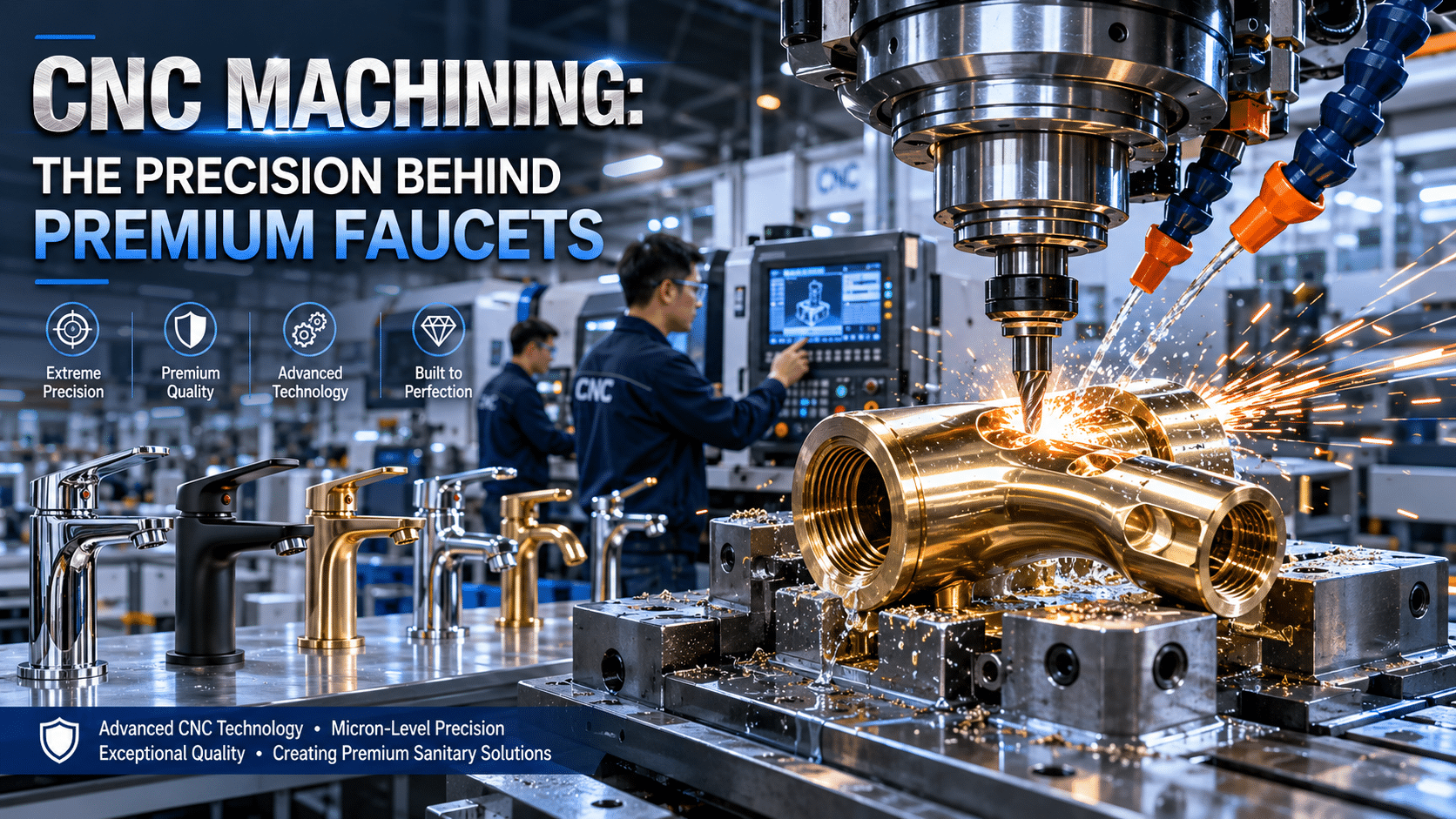 CNC Machining in Faucet Manufacturing