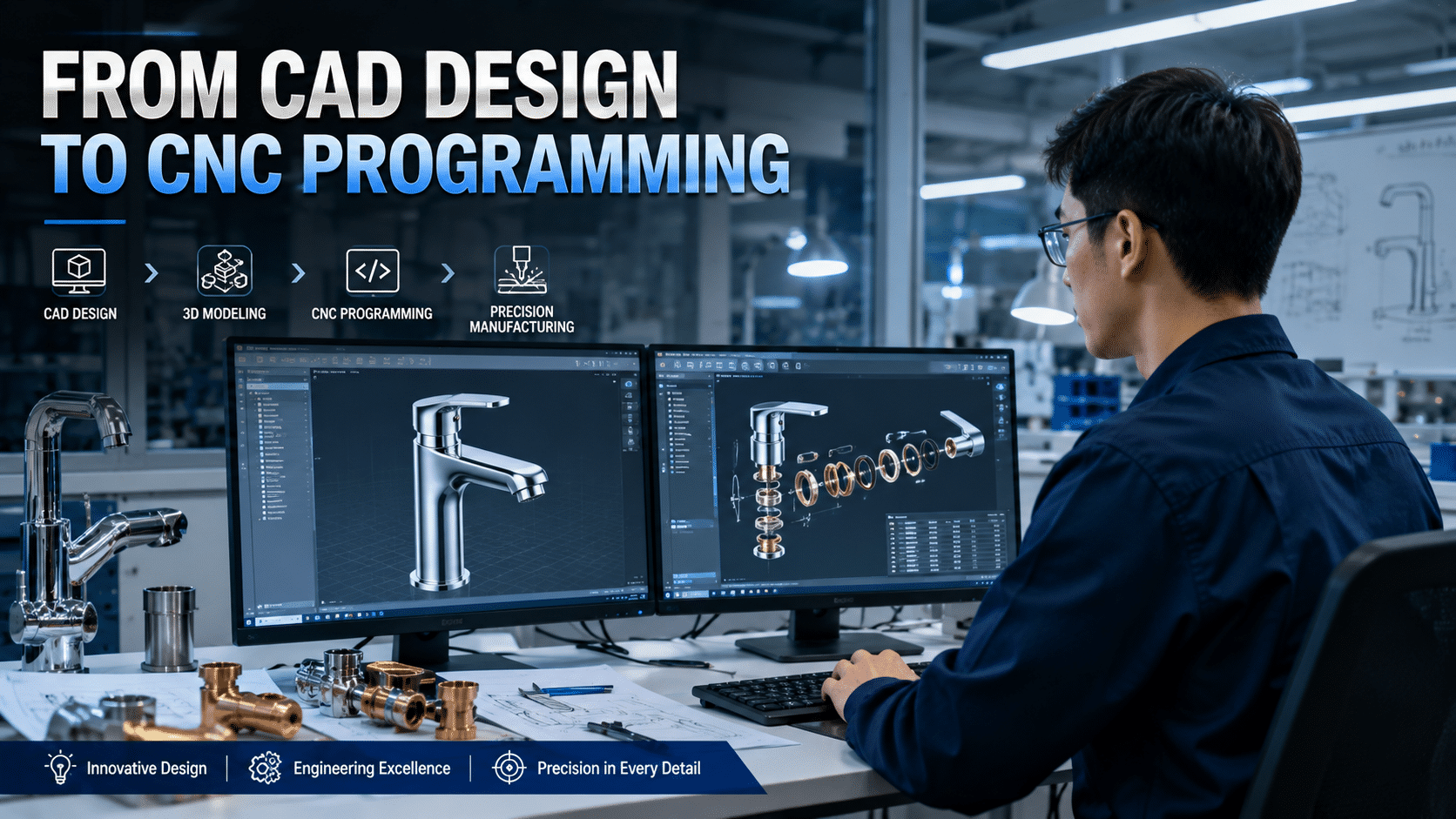 CNC Machining in Faucet Manufacturing CNC Machining in Faucet Manufacturing