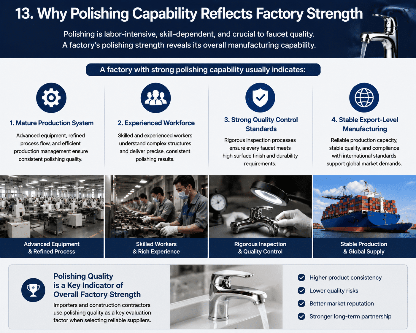 Faucet Polishing Process Guide: How High-Quality Surface Finishing Is Achieved Faucet Polishing Process Guide: How High-Quality Surface Finishing Is Achieved