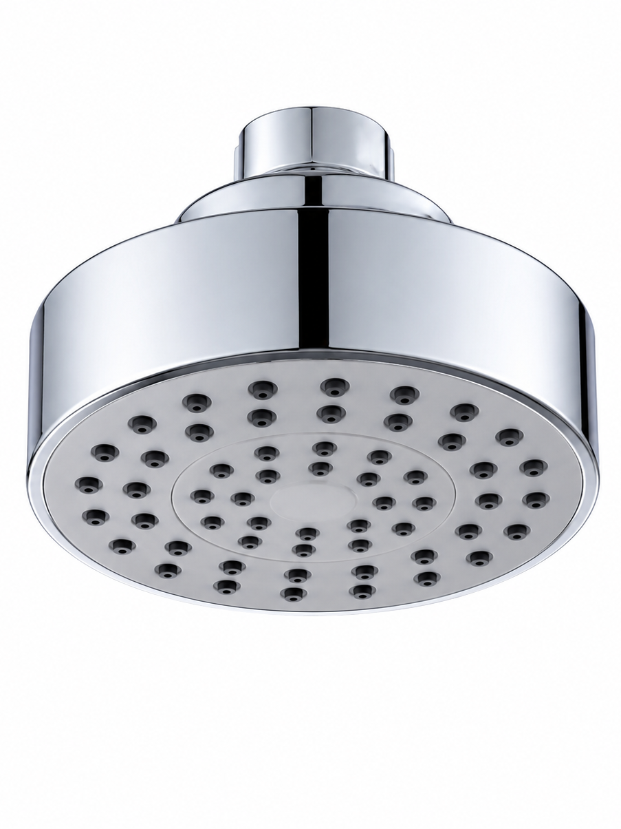 D12201 4 Inch Single Function Shower Head | ABS Chrome Rain Shower Head Manufacturer